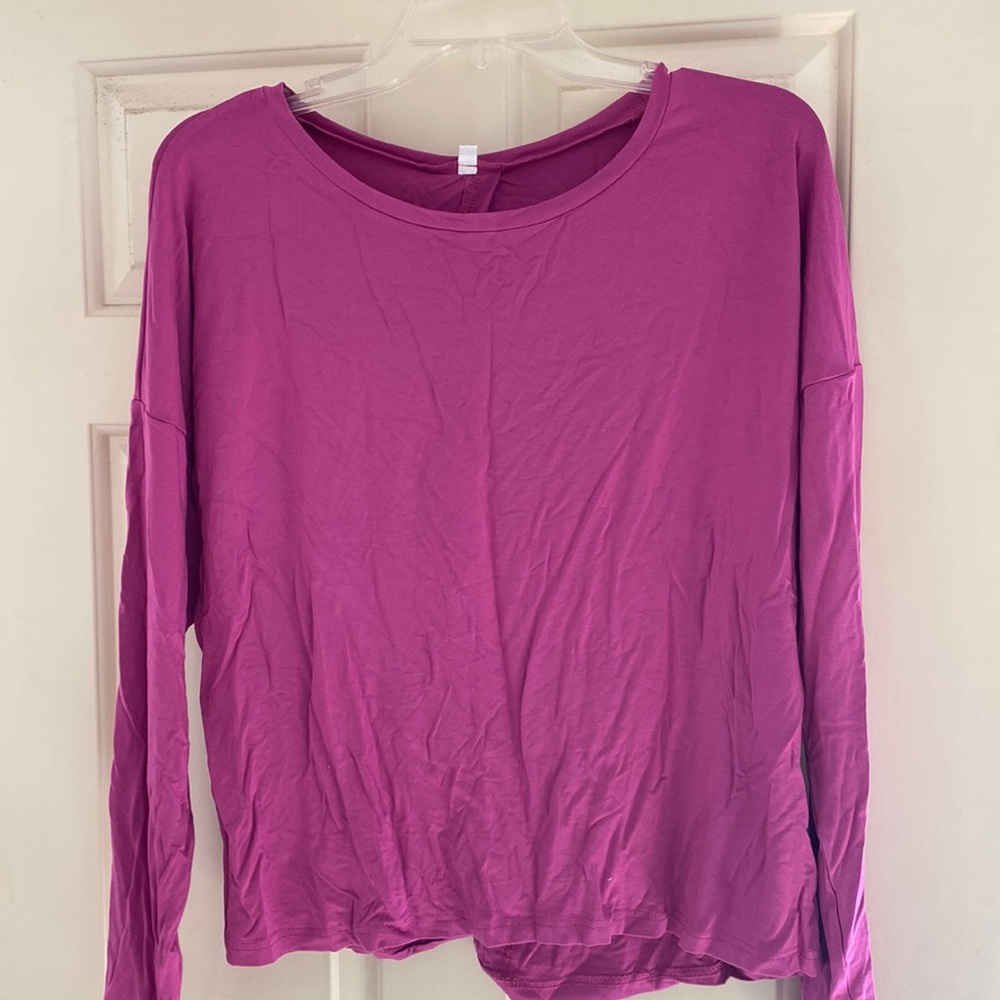 Open back athletic top